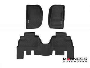 Jeep Wrangler JK Floor Liners - FlexFit - Front + Rear - Unlimited / 4-Door